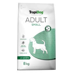 TropiDog Probiotic Line – małe rasy ze spiruliną 8KG